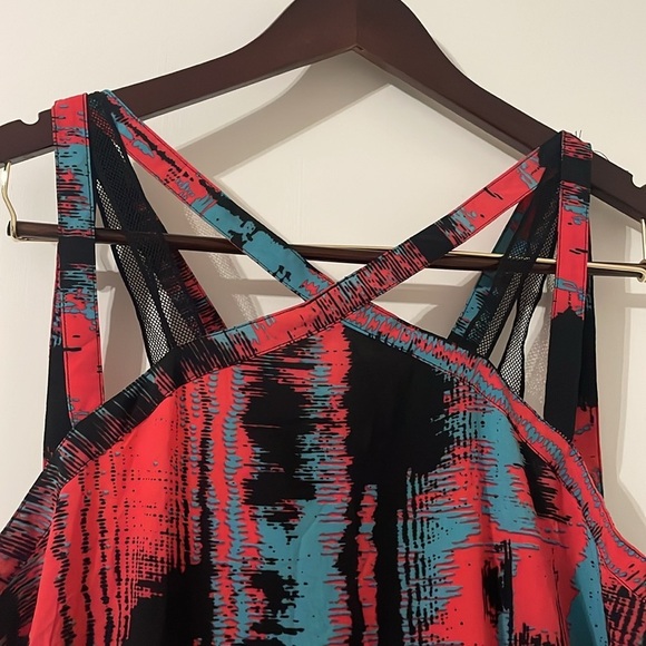 Fabletics Liza Romper Heat Wave Tie Dye Print size Large (10-12) - Picture 6 of 12